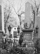 Náhrobek Bedřicha Schnella na hřbitově Malvazinky v Praze