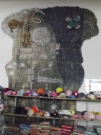 Keramická mozaika v pův. kulturním sále v Berouně