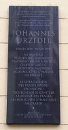 Pamětní deska Johannesa Urzidila v Praze